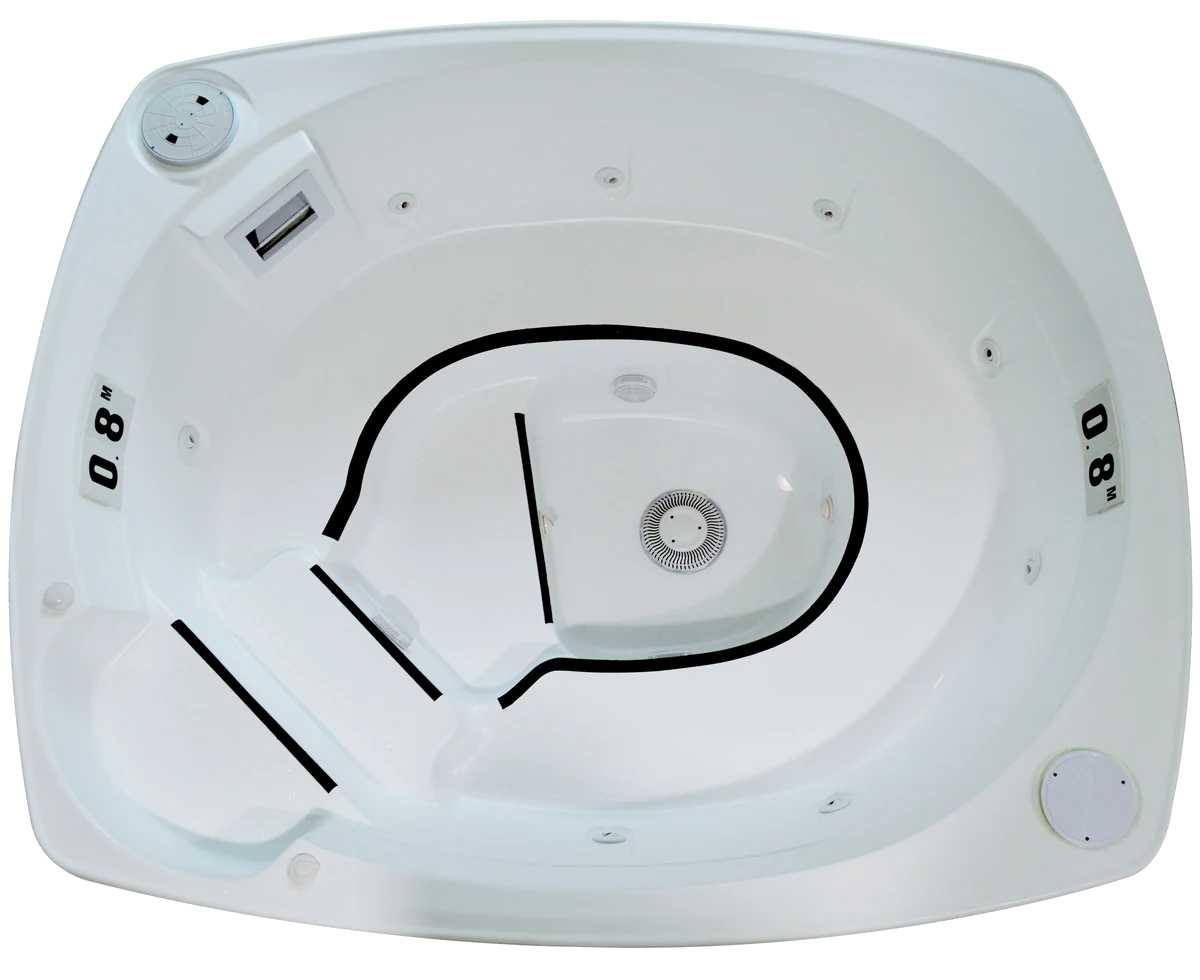 H-1000 — 9–10 Person Commercial Spa